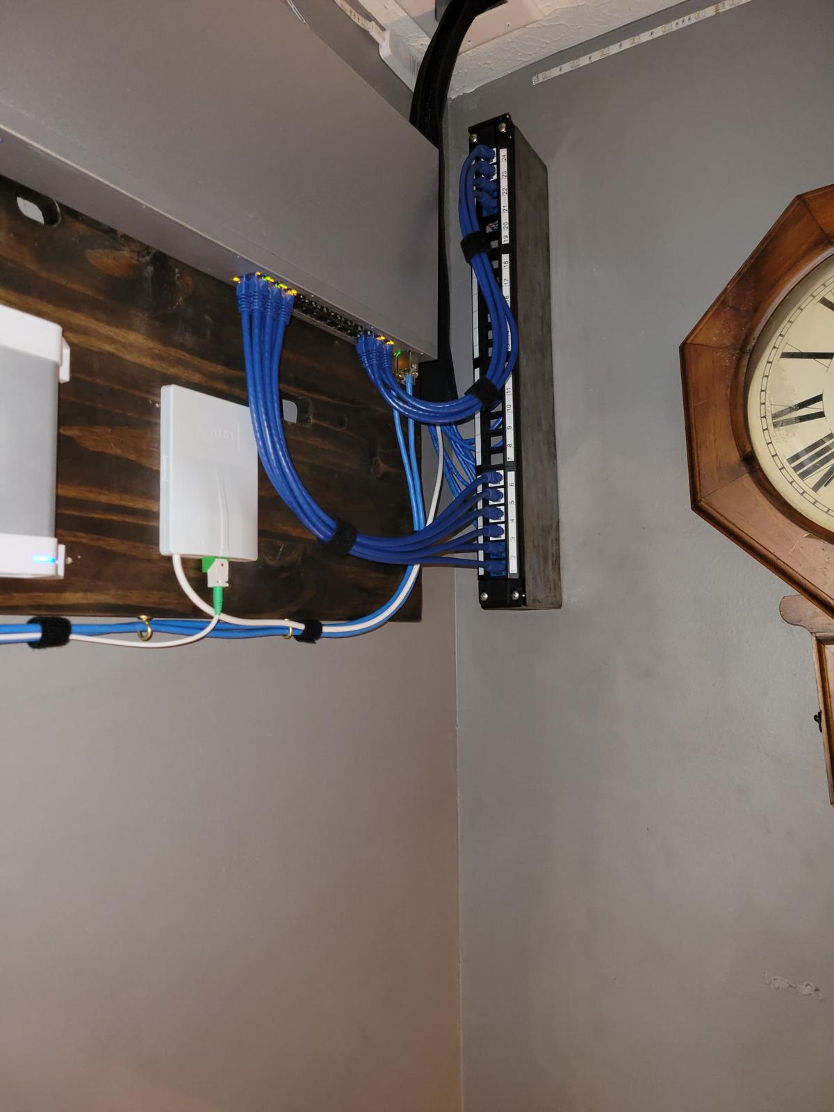 Residential network rack