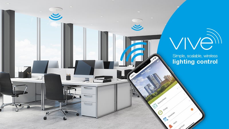 Lutron Vive wireless commercial lighting control